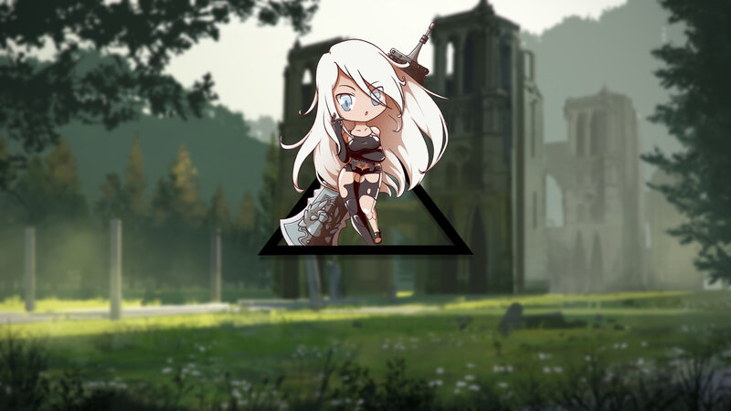 Chibi Character with Axe