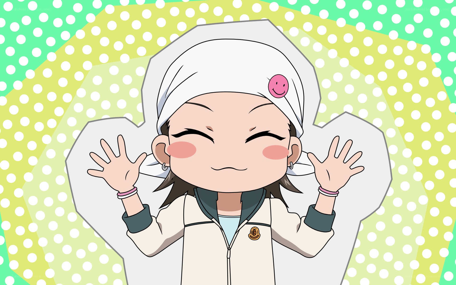 chibi character with bandana