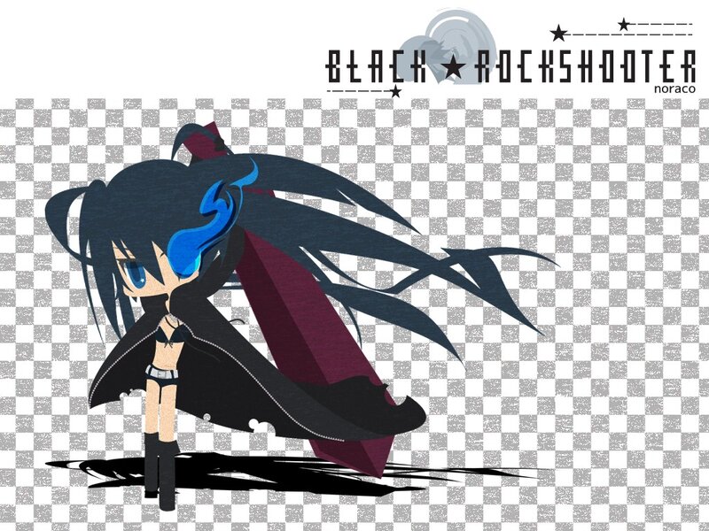 chibi character with black cloak