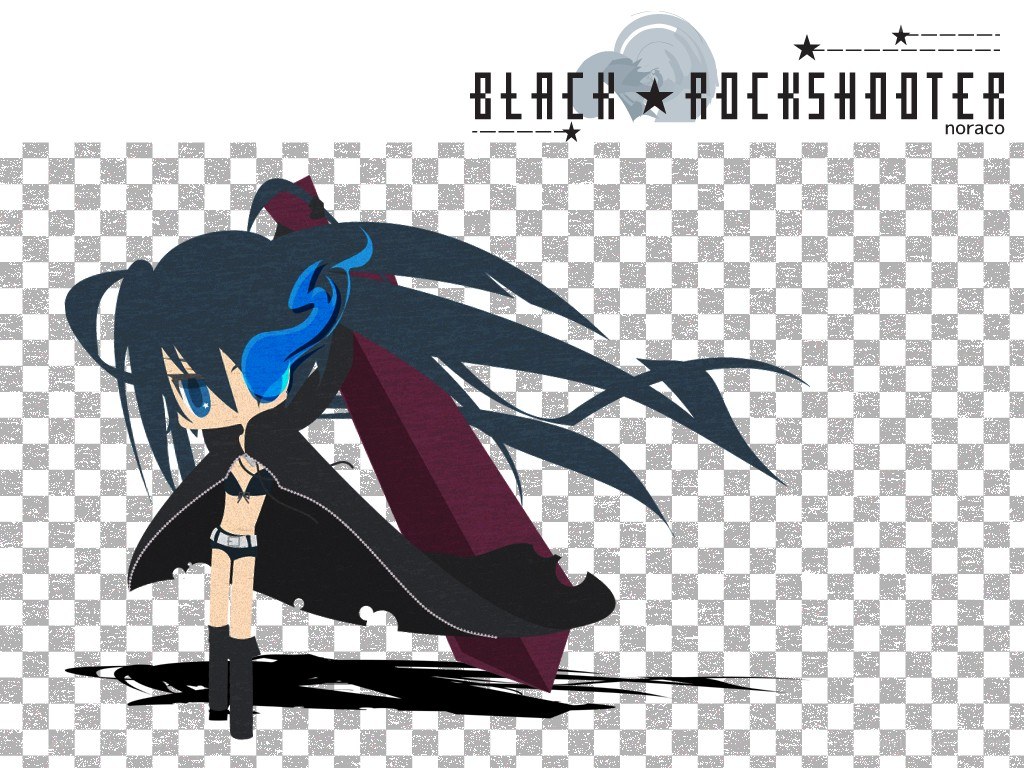 chibi character with black cloak
