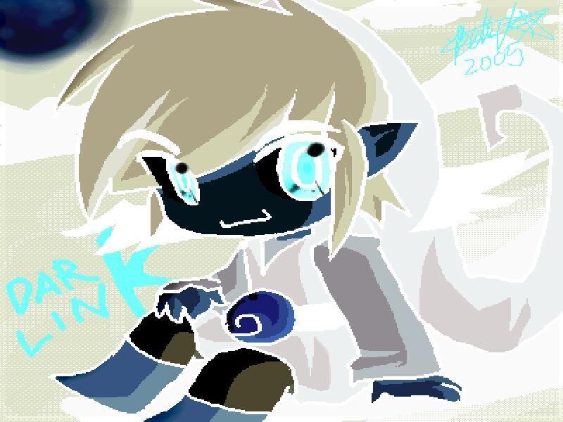 Chibi Character with Blonde Hair