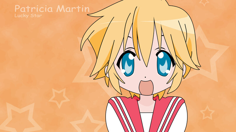 Chibi character with blue eyes