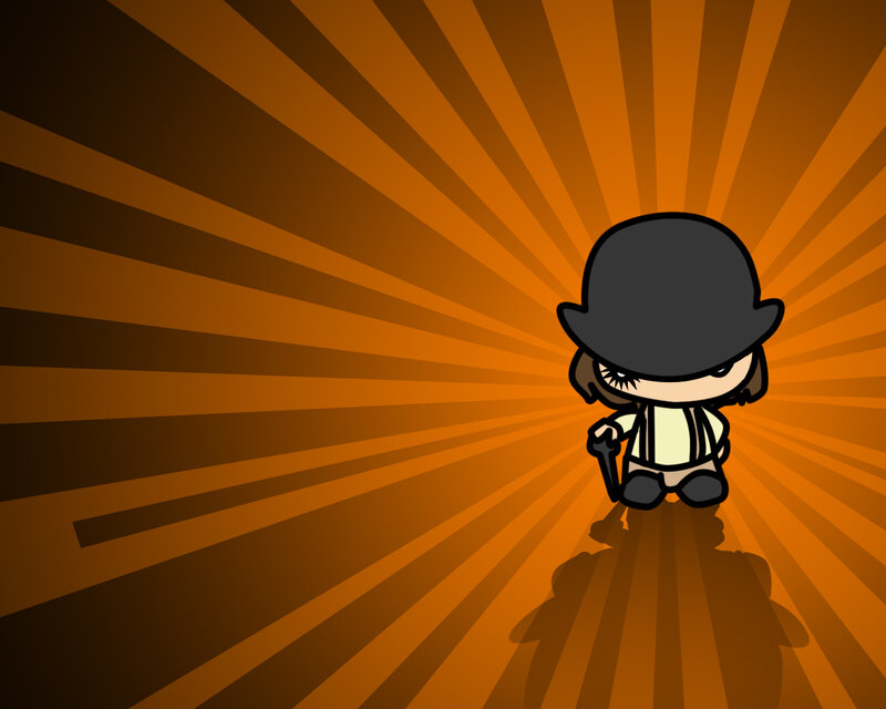chibi character with bowler hat