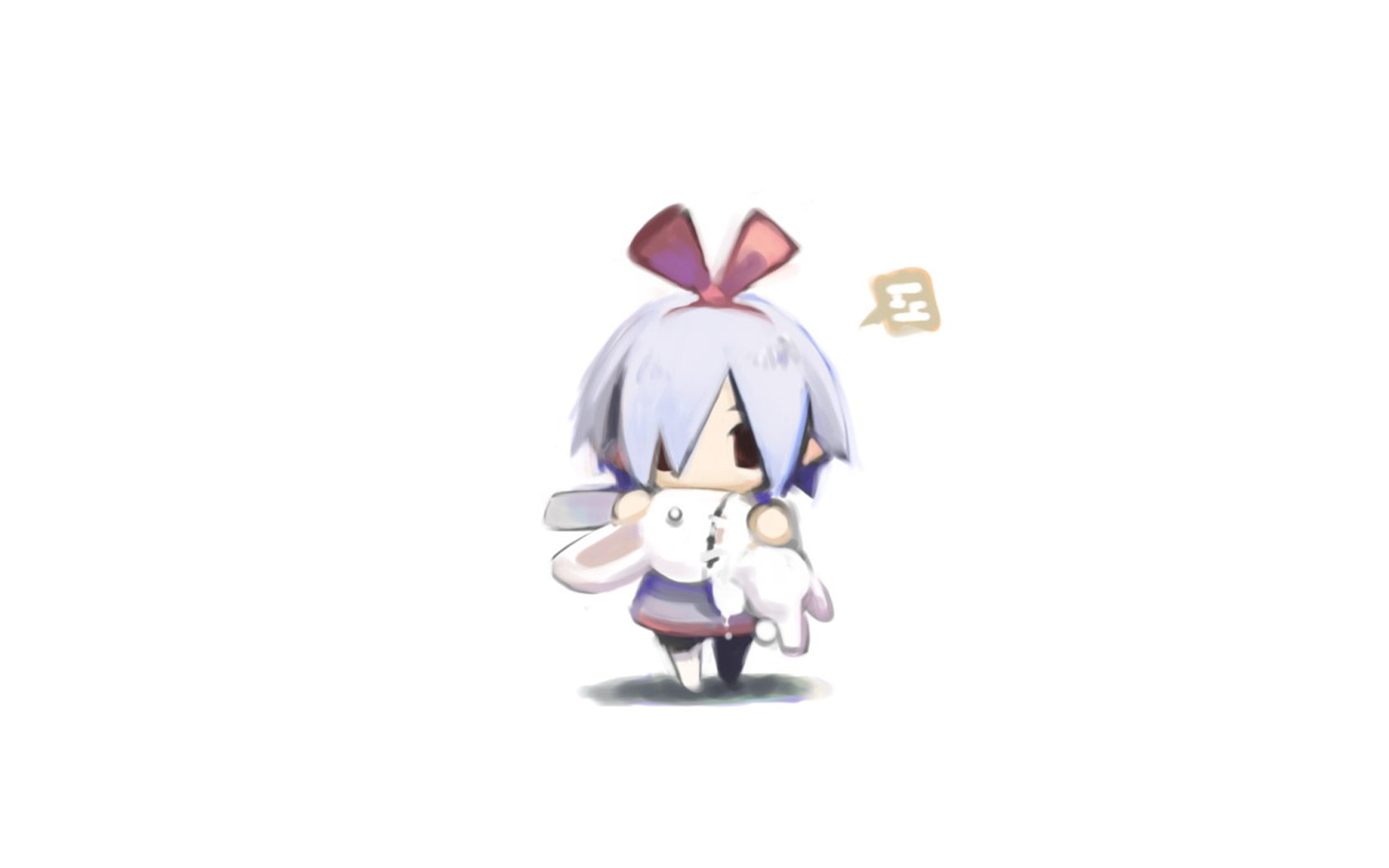 chibi character with bunny