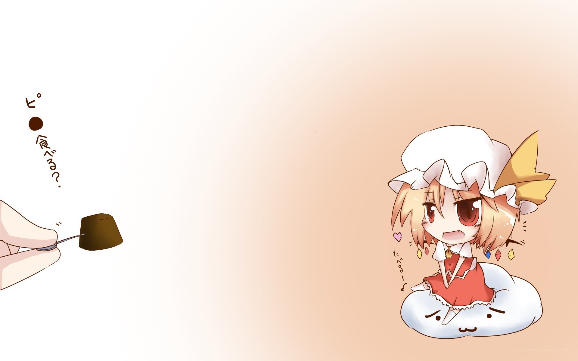 Chibi character with chocolate