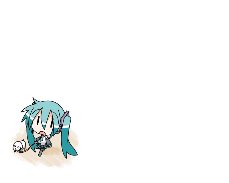Chibi Character with Dog