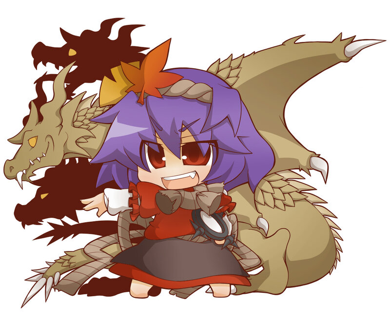 Chibi character with dragon