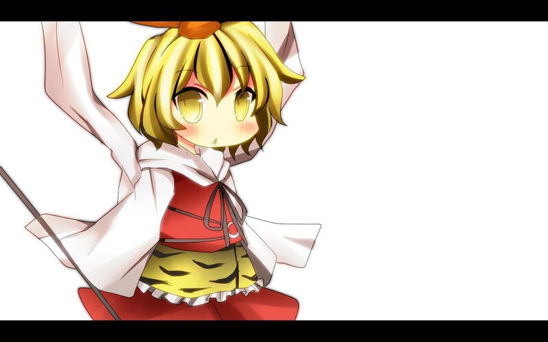 chibi character with golden hair
