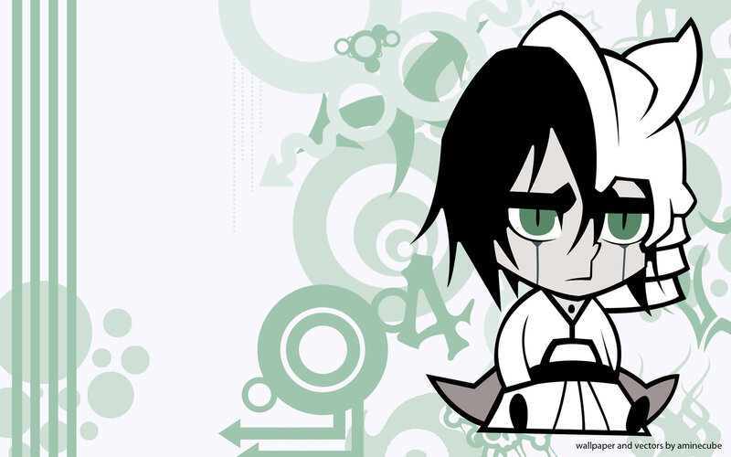 Chibi Character with Green Eyes