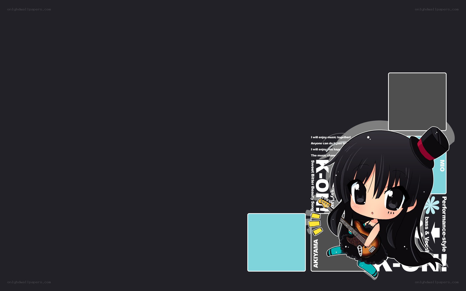 chibi character with guitar