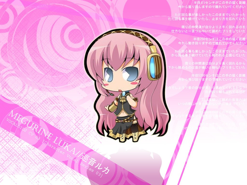 Chibi character with headphones