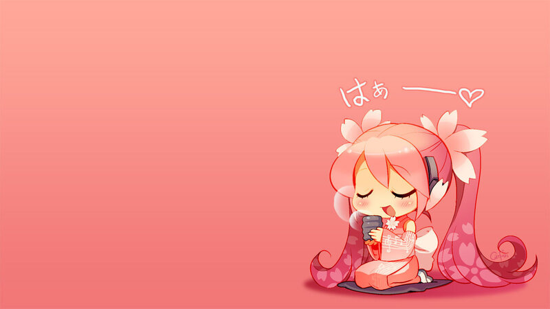 chibi character with headphones
