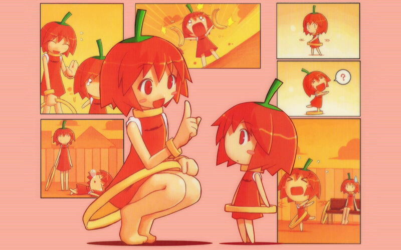 Chibi character with hula hoop