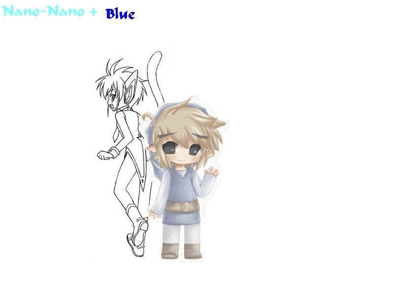 Chibi Character with Line Art