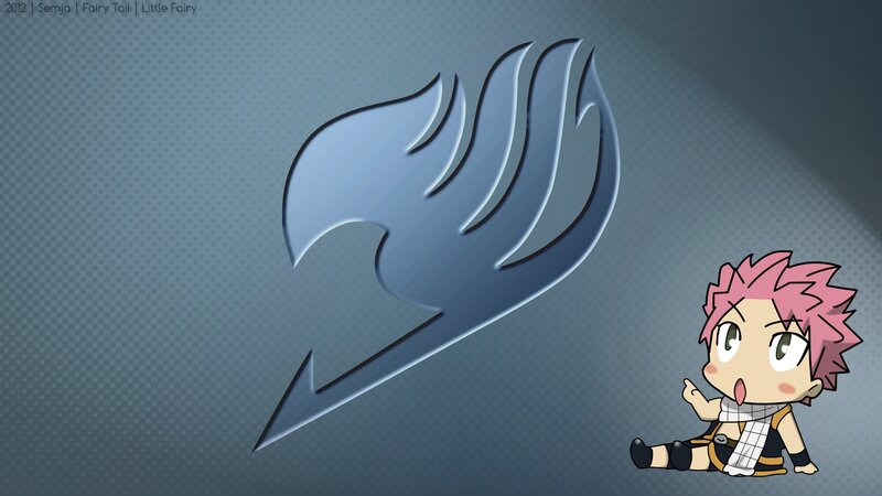 Chibi Character with Logo — Blue