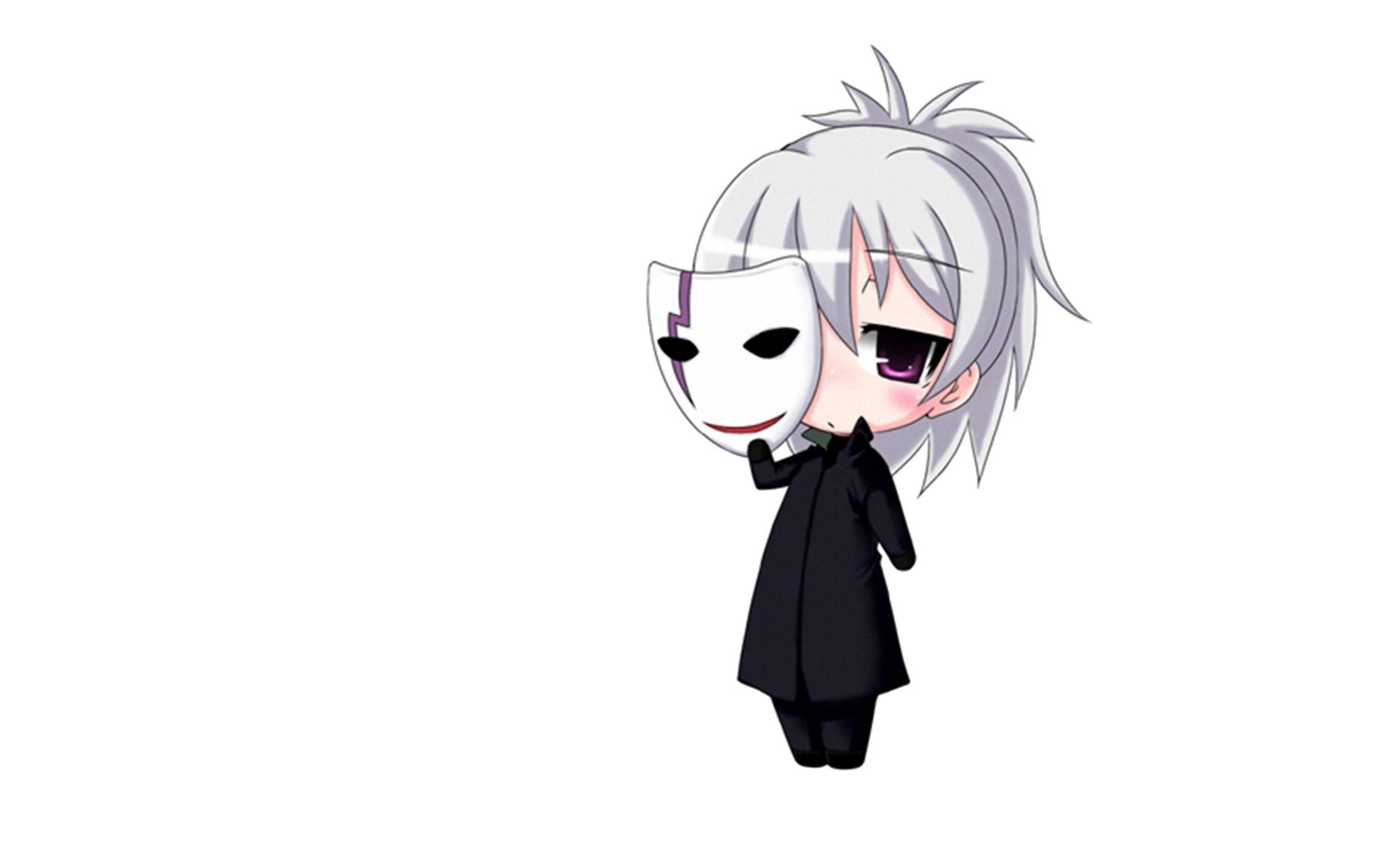 chibi character with mask