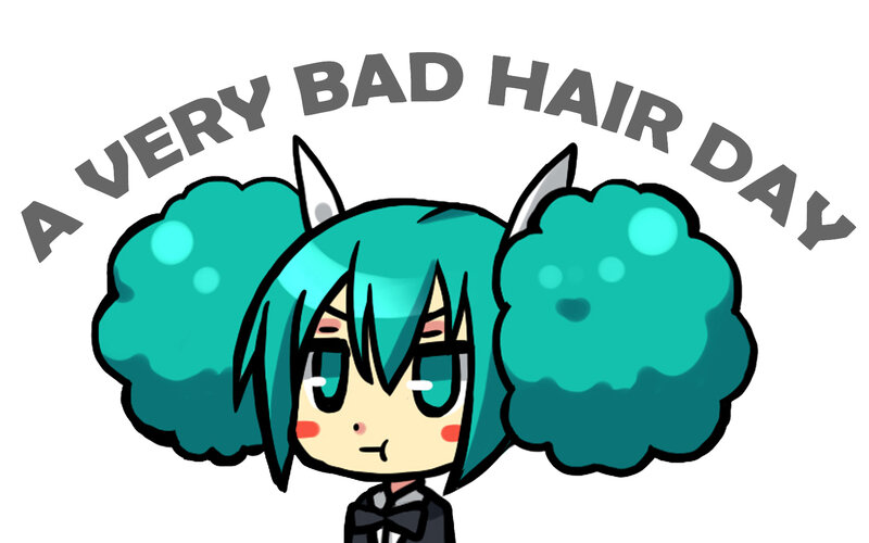 Chibi Character with Pigtails