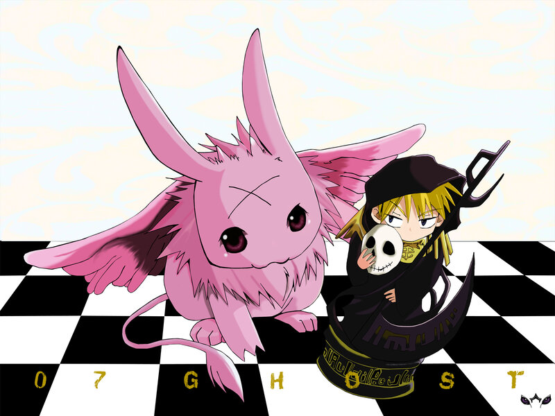 Chibi Character with Pink Creature