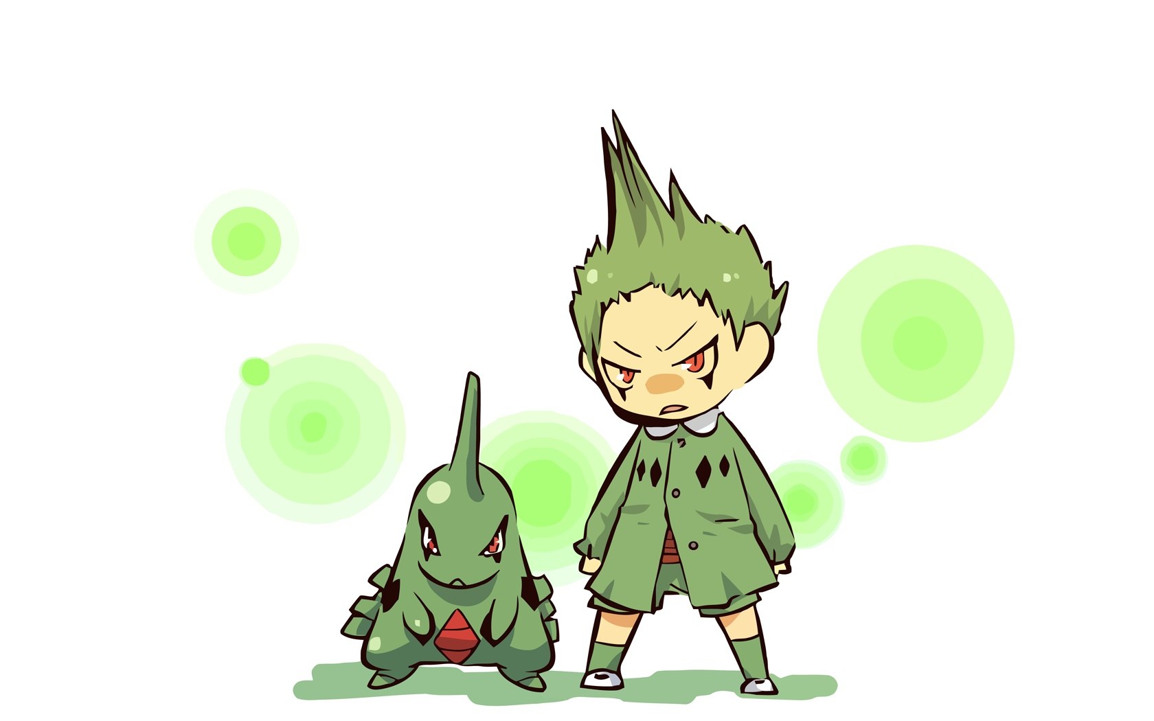 Chibi character with Pokémon