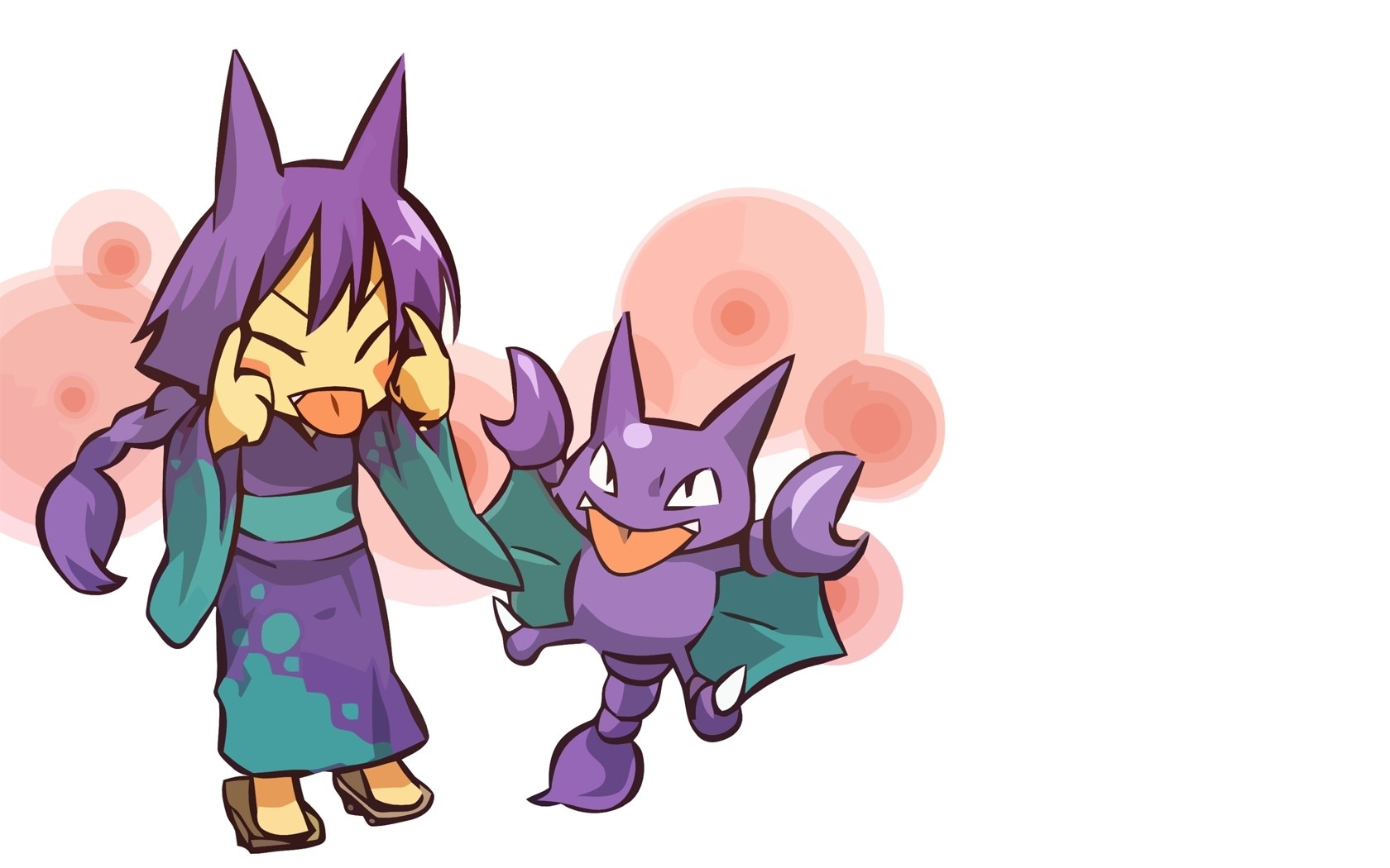 Chibi character with Pokémon