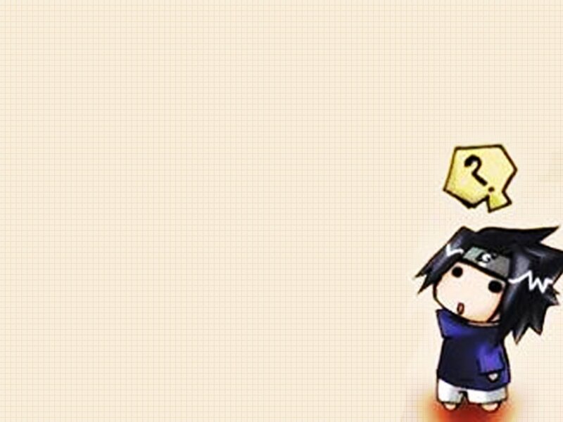 Chibi Character with Question Mark — Yellow