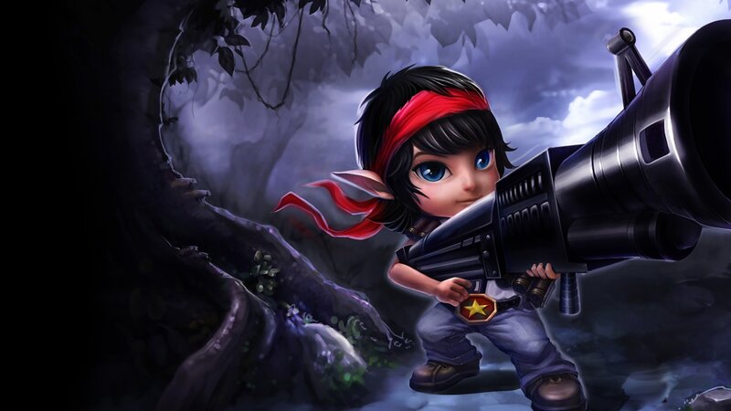 Chibi character with rocket launcher