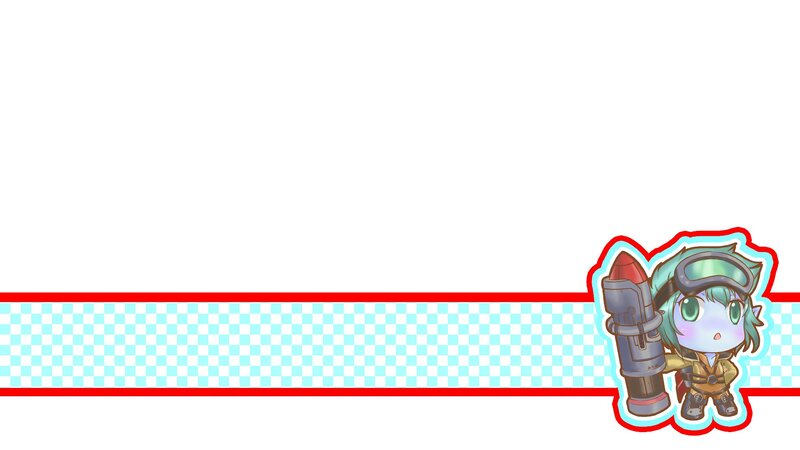 Chibi Character with Rocket