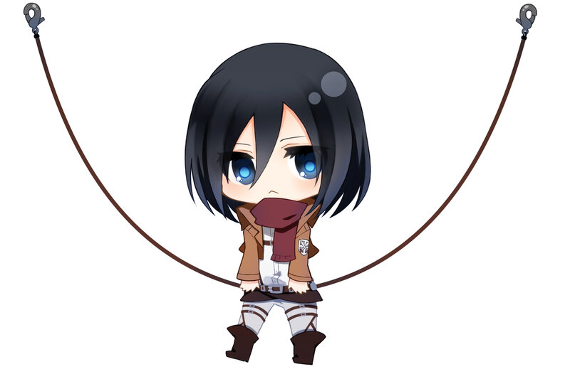 Chibi Character with Ropes