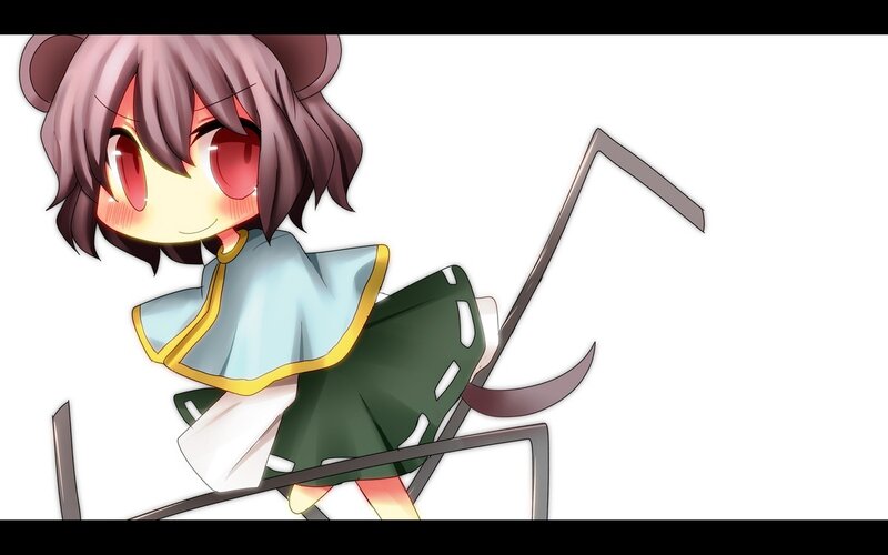 chibi character with scythe