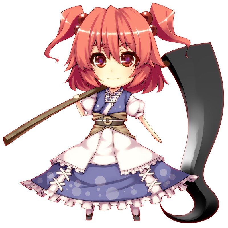 Chibi character with scythe