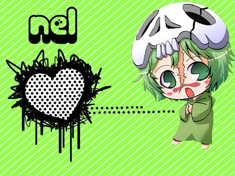 Chibi character with skull helmet