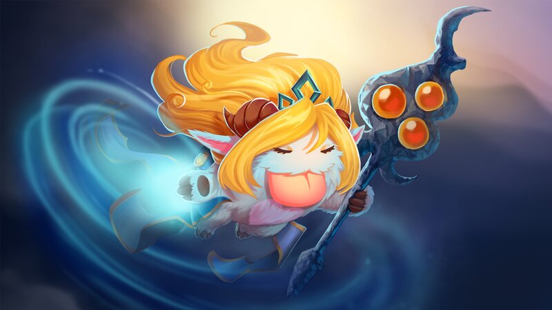 Chibi Character with Staff