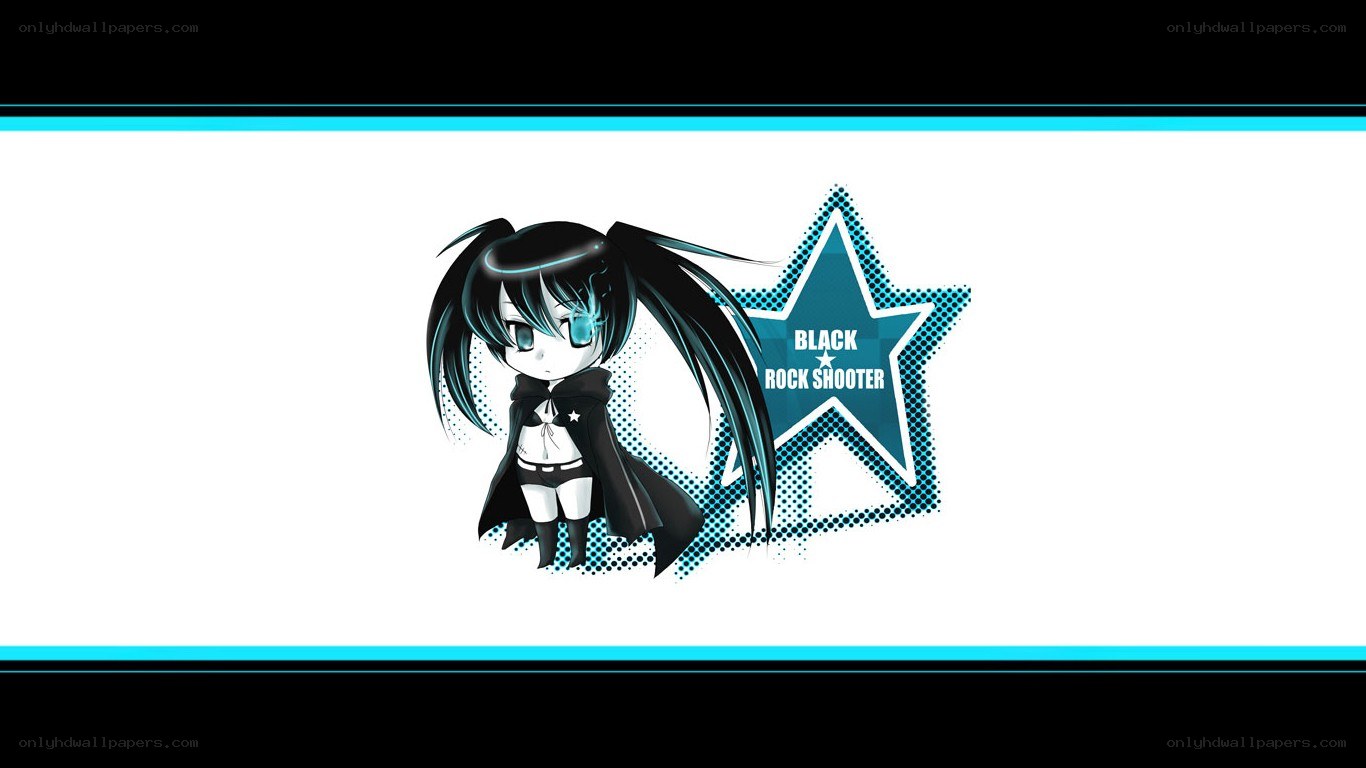 Chibi character with star logo