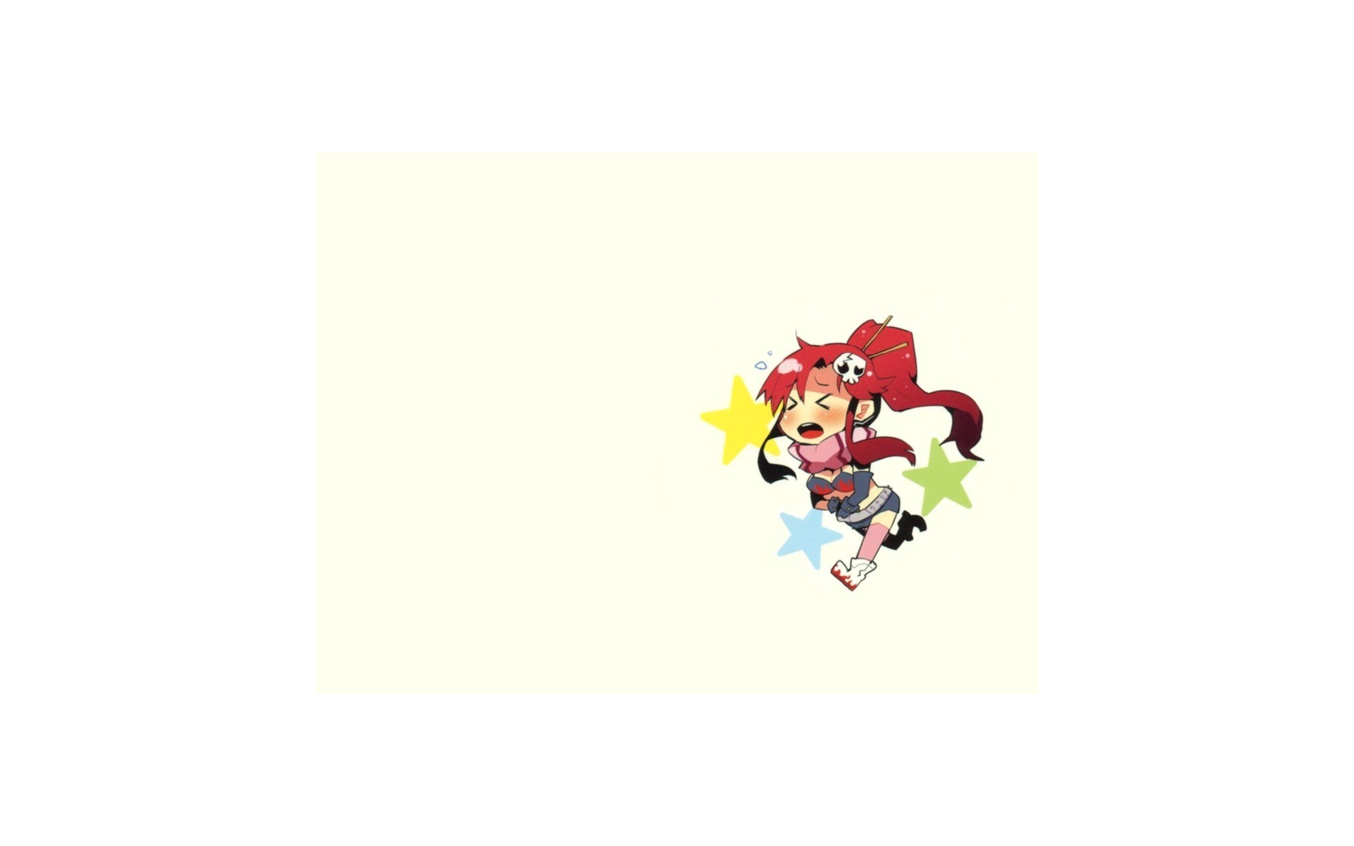 chibi character with stars