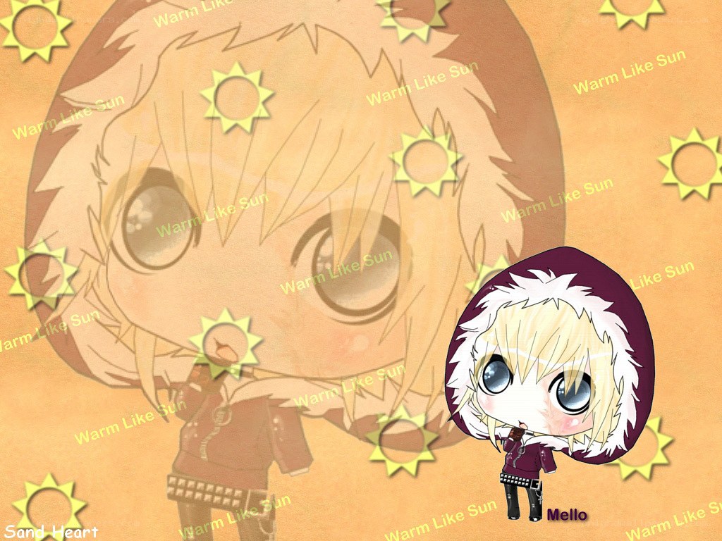 Chibi character with sun motif