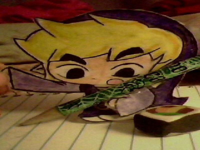 Chibi Character with Sushi