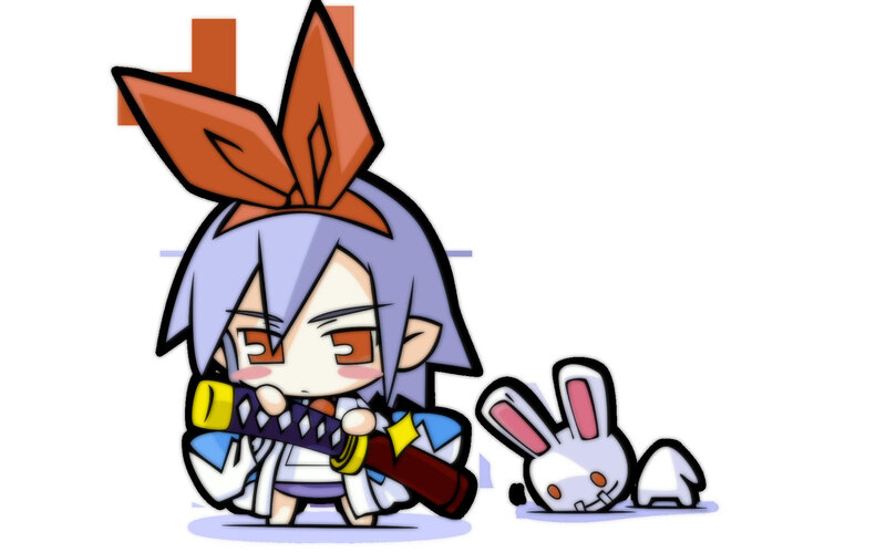 chibi character with sword