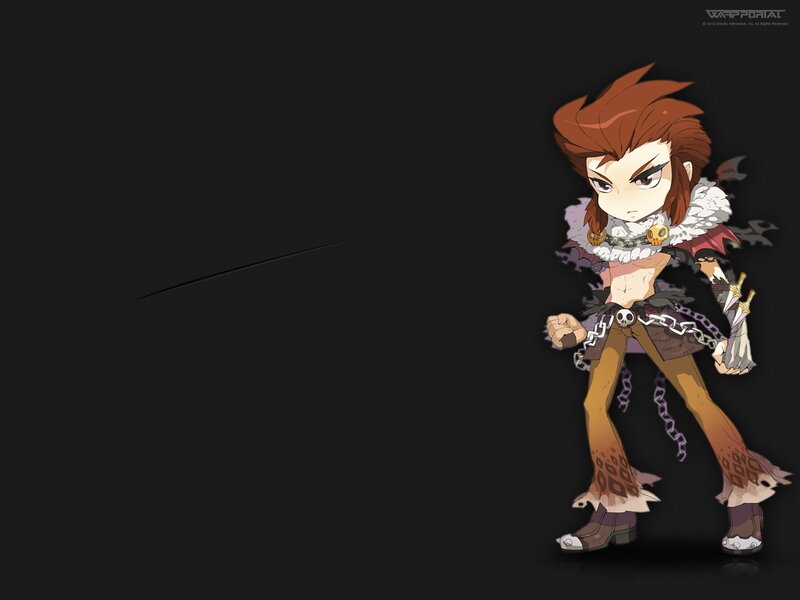 chibi character with sword