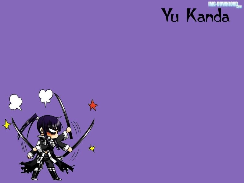 Chibi Character with Swords — Purple