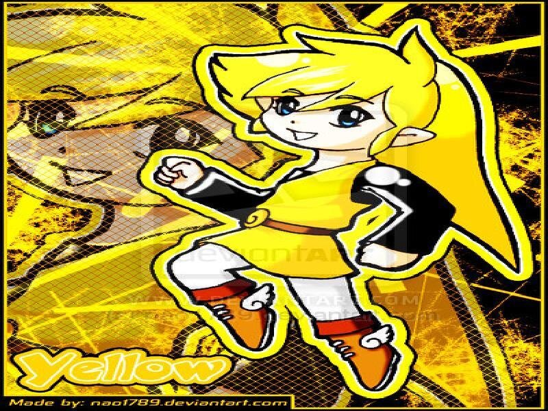 Chibi Character with Yellow Hair