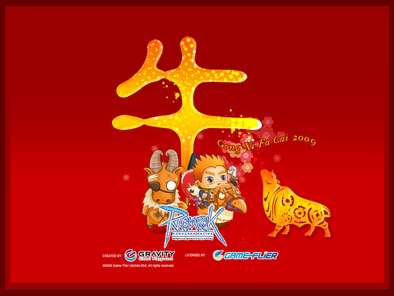 Chibi Characters and Ox