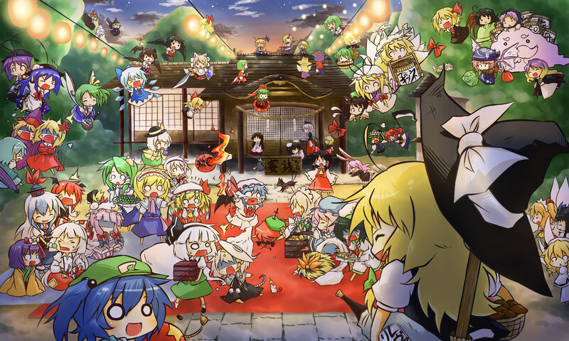 Chibi Characters at Festival