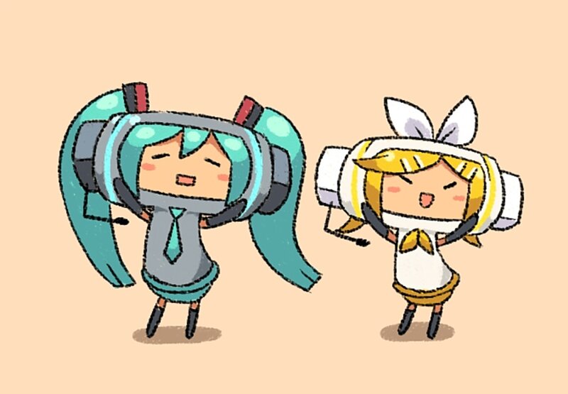 Chibi Characters Dancing