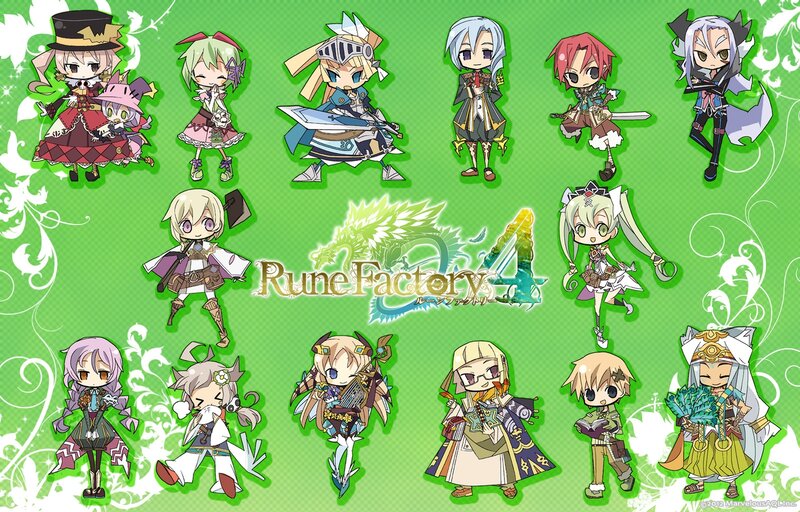 Chibi Characters from a Game — Green