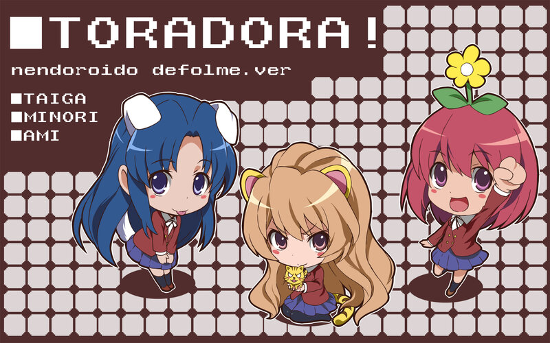 Chibi characters from Toradora!