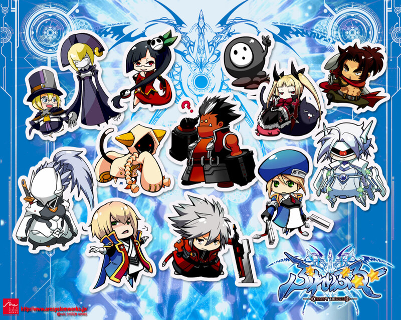 Chibi characters from Trigun
