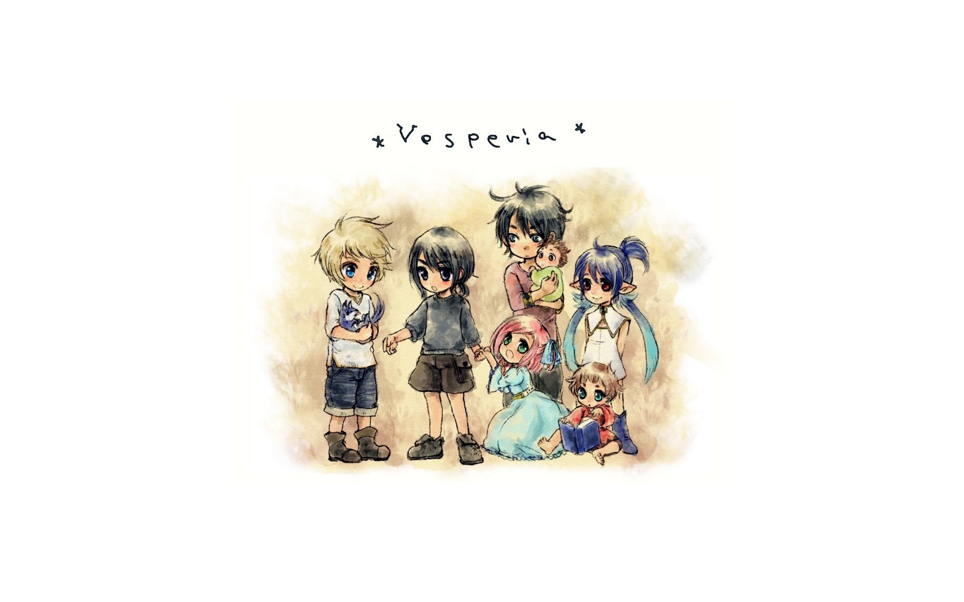Chibi characters from Vesperia