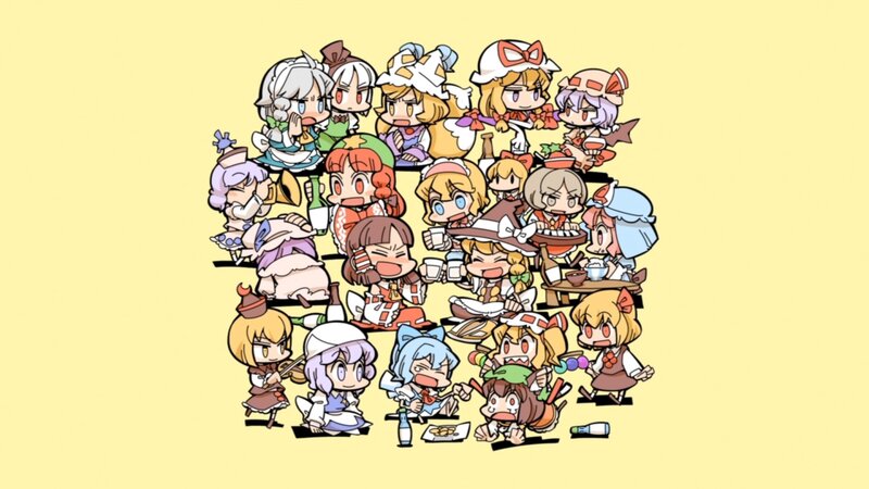Chibi Characters Gathering