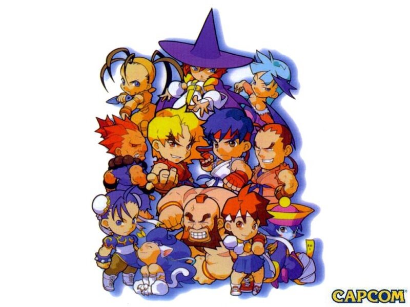 Chibi Characters Group — Blue