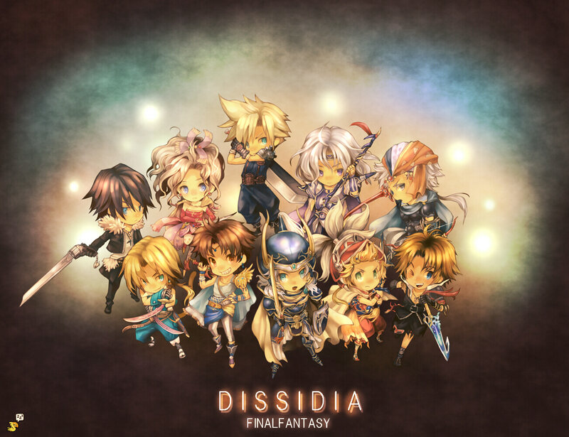 Chibi Characters Group — Brown